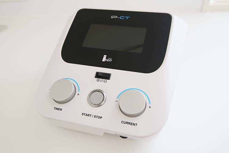 水道水イオントフォレーシス